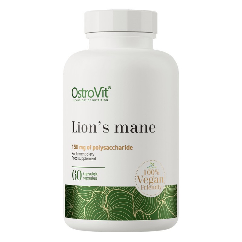 OstroVit Lion’s Mane Vege 500 mg 60 capsule - Memorie si Concentrare Lion's Mane vege - Coama leului Beneficii: nootropic, bun a