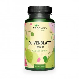 Vegavero Olive Leaf Extract (40% Oleuropein) Frunze de maslin Bio 90 Capsule Consumul regulat al suplimentului nostru Olive Leaf