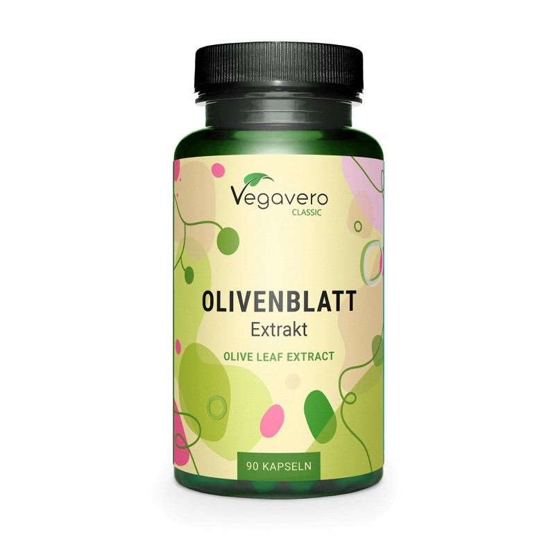 Vegavero Olive Leaf Extract (40% Oleuropein) Frunze de maslin Bio 90 Capsule