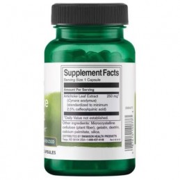 Swanson Extract de Anghinare 250 mg – 60 Capsule – Ficat, Colesterol si Detox Natural Beneficii Anghinare: imbuntateste sanatate