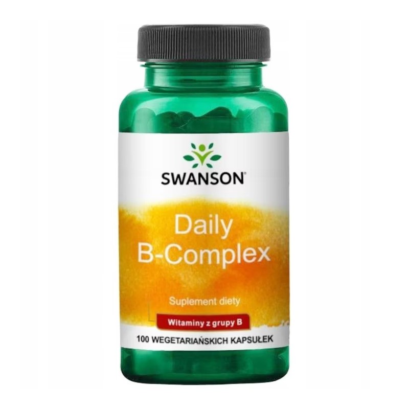 Daily B-Complex 100 Capsule Swanson 
Areprezintă un complex complet de vitamine B pentru sănătatea sistemului nervos, imunitar ș