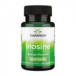 Inosine 500mg 60 Capsule Swanson Beneficii Inozina: sursa importanta de energie, reduce oboseala musculara, ajuta la sinteza pro