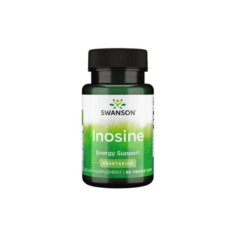 Inosine 500mg 60 Capsule Swanson Beneficii Inozina: sursa importanta de energie, reduce oboseala musculara, ajuta la sinteza pro