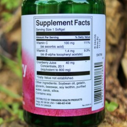 Swanson Cranberry Merisor Concentrat, 180 capsule – Suport Sanatate Urinara Merisoarele sunt utilizate in medicina traditionala 