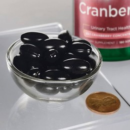 Cranberry (Merisoroare concentrat) 180 Capsule Swanson Merisoarele sunt utilizate in medicina traditionala pentru tratarea si pr