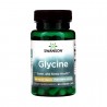 Glycine 500mg 60 Capsule, Swanson Glicina (aminoacetic, acid aminoetanoic, glicocol) este cel mai simplu aminoacid utilizat de o