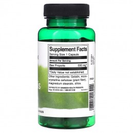 Swanson Propolis 550 mg – 60 Capsule – Imunitate si Protectie Naturala Bee Propolis Swanson este un supliment alimentar care con