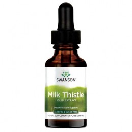 Milk Thistle Liquid Extract (Armurariu picaturi) 29,6ml Swanson Armurariul este un supliment alimentar in capsule vegane care co