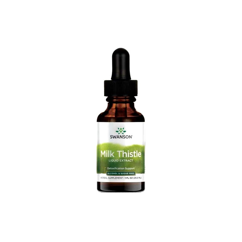 Milk Thistle Liquid Extract (Armurariu picaturi) 29,6ml Swanson Armurariul este un supliment alimentar in capsule vegane care co