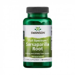 Full Spectrum Sarsaparilla Root 450mg 60 Capsule Swanson Sarsaparilla este o planta agatatoare, originara din America Centrala, 