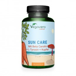 Sun care Complex (Ingrijire solara) 180 Capsule, Vegavero BENEFICII Bronze Complex: Protectie solara, Contribuie la protectia ce