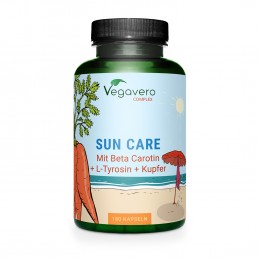 Vegavero Sun Care Complex 180 Capsule – Protecție Solară BENEFICII Bronze Complex: Protectie solara, Contribuie la protectia cel