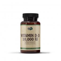 Pure Nutrition USA Vitamina D3 10000 IU 90 capsule – Imunitate Vitamina D3 Pure Nutrition este o forma foarte biodisponibila de 