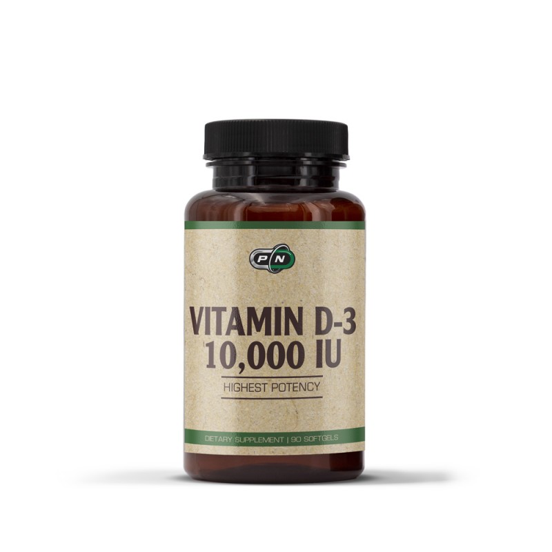 Vitamin D3 10.000 IU 90 Capsule moi, Pure Nutrition USA Vitamina D3 Pure Nutrition este o forma foarte biodisponibila de Vitamin