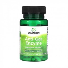 Swanson Anti-Gas Enzymes 90 Capsule – Suport Digestiv si Confort Swanson's Anti-Gas Enzyme este un supliment alimentar inovator 