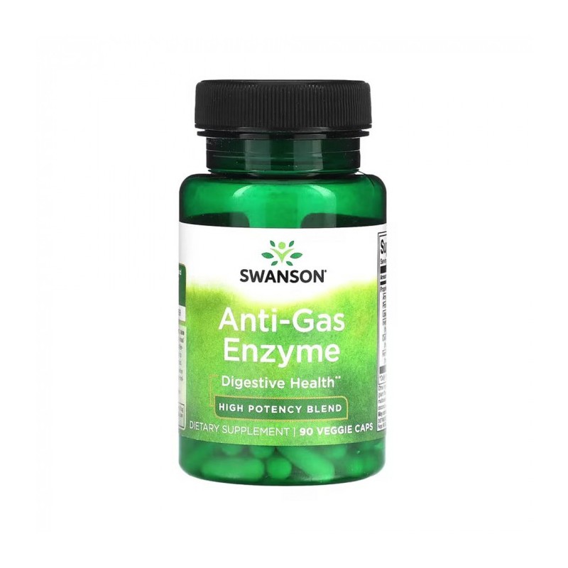 Anti-Gas Enzymes 90 Capsule Swanson Swanson's Anti-Gas Enzyme este un supliment alimentar inovator conceput pentru a susține pro