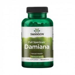 Full Spectrum Damiana 510 mg 100 Capsule Swanson Damiana beneficii: afrodisiacă, are acţiune de stimulare a secreţiei de testost