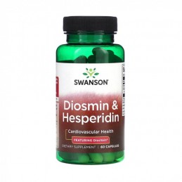 Swanson Diosmin 500 mg + Hesperidin 100 mg – 60 Capsule – Circulatie si Vene Sanatoase Insuficienta venoasa cronica, care poate 