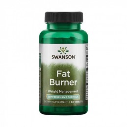 Fat Burner 60 Capsule Swanson Diet Fat Burner și beneficiile sale: arzător de grăsimi termogenic, conține extracte naturale din 