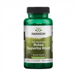 Full Spectrum Butea Superba Root 400mg 60 Capsule Swanson Butea Superba este o plantă afrodisiacă, originară din Thailanda. Loca