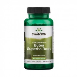 Swanson Butea Superba 400 mg – 60 Capsule – Libido si Vitalitate Masculina Butea Superba este o plantă afrodisiacă, originară di