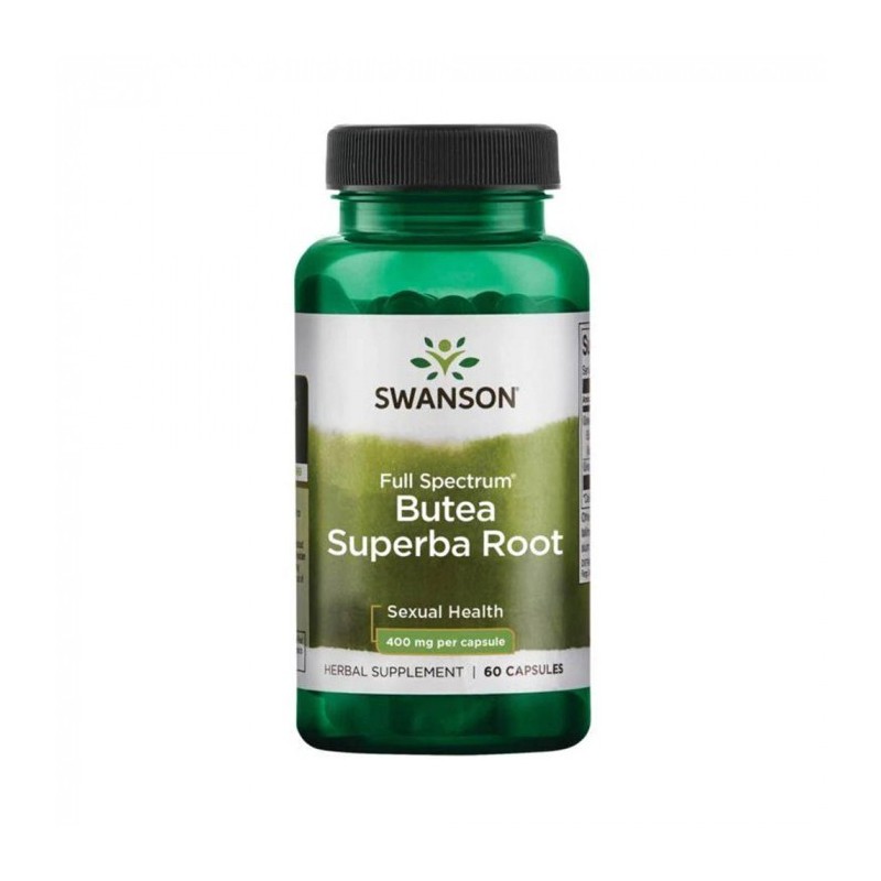 Swanson Butea Superba 400 mg – 60 Capsule – Libido si Vitalitate Masculina Butea Superba este o plantă afrodisiacă, originară di