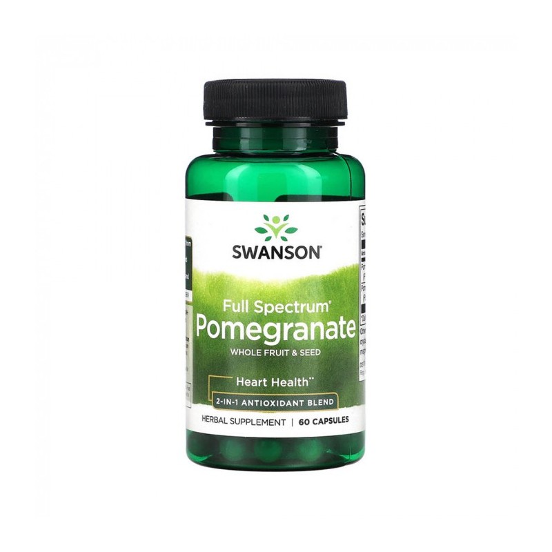 Full Spectrum Pomegranate - Rodie 500 mg 60 Capsule Swanson Suplimentele de Pomegranate (Rodie) de la Swanson au diverse benefic