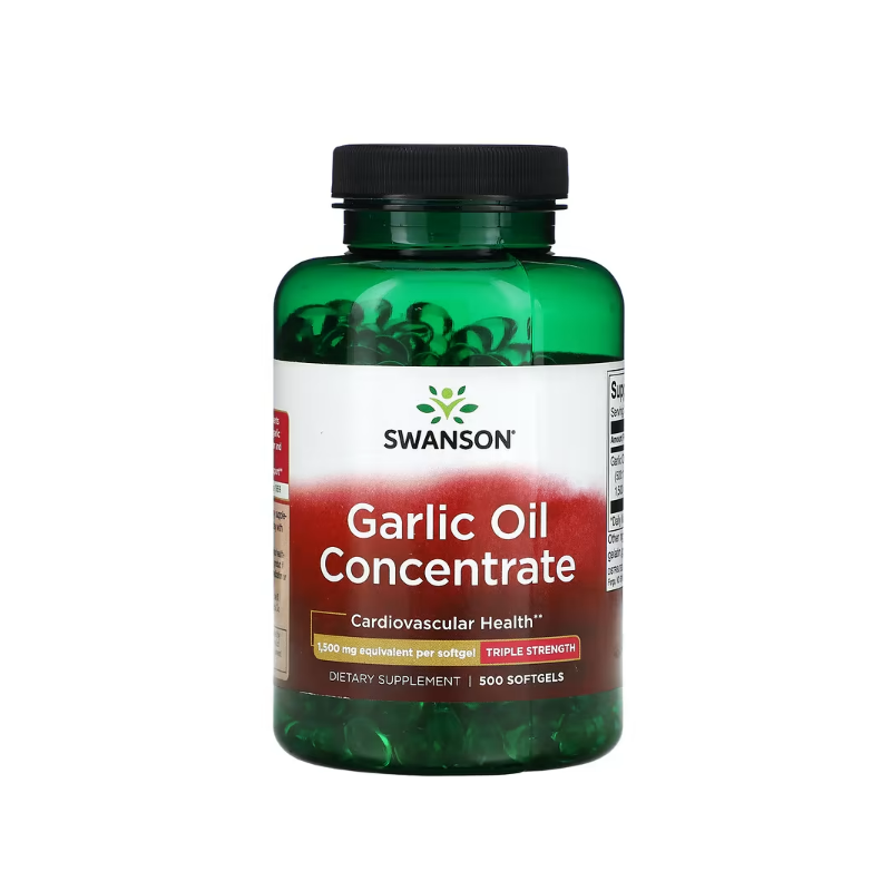 Garlic Oil - Ulei Usturoi Concentrat 1500 mg 500 Capsule, Swanson