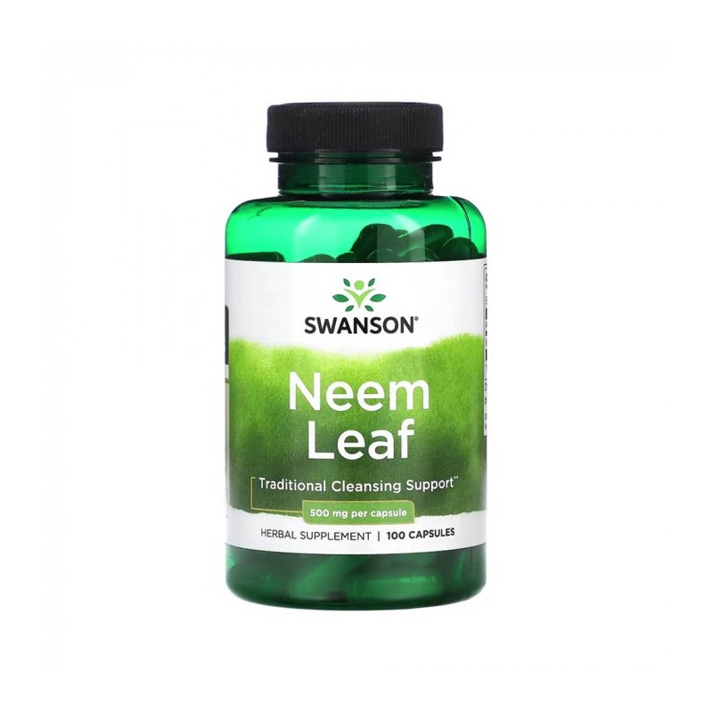 Neem Leaf - Antifungic si Antibacterian 500 mg 100 Capsule Swanson Beneficiile medicinale au fost descrise în special pentru fru