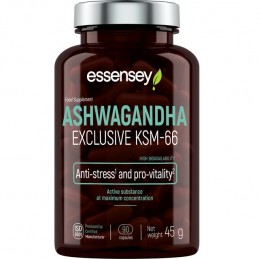 Ashwagandha Exclusive KSM-66 90 Capsule, Essensey Beneficii Ashwagandha KSM-66: imbunatateste functia insuficienta a tiroidei, a