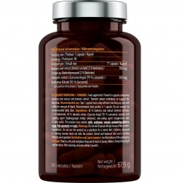 Berberine + Turmeric 90 Tablete, Essensey Beneficii Berberine: Sprijina sanatatea nivelurilor de zahar din sange si cardiovascul