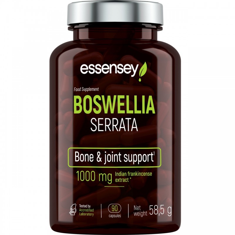 Essensey Boswellia Serrata 500 mg 90 cps - Mobilitate si Confort Articular Boswellia: Un antiinflamator puternic și natural, făr