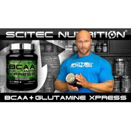 Scitec BCAA Glutamine Xpress 600 grame, SCITEC Beneficii BCAA + Glutamine Xpress: ajuta la cresterea masei musculare, impiedică 