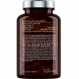 Essensey Vitamina D3 2000 UI 120 capsule - Oase si Imunitate Suplimentul alimentar D3 conține vitamina D3, care susține imunitat
