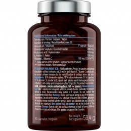 Essensey Acid Hialuronic 150 mg 90 capsule - Hidratare si Elasticitate ESSENSEY HYALURONIC ACID+ este un supliment alimentar cup