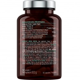 Korean Ginseng 90 Capsule, Essensey Ginseng coreean este un supliment alimentar care conține un extract din rădăcina de ginseng 