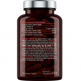 L-Carnitine 90 Capsule, Essensey Vă prezentăm ESSENSEY L-CARNITINE 90 de capsule, un supliment alimentar conceput meticulos pent