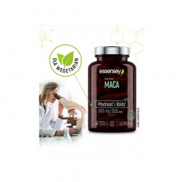 Maca 500mg 90 Capsule, Essensey 500 mg extract de rădăcină MACA, MACA susține fertilitatea și potența, Perfect pentru vegetarien