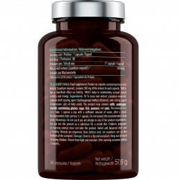 Maca 500mg 90 Capsule, Essensey 500 mg extract de rădăcină MACA, MACA susține fertilitatea și potența, Perfect pentru vegetarien