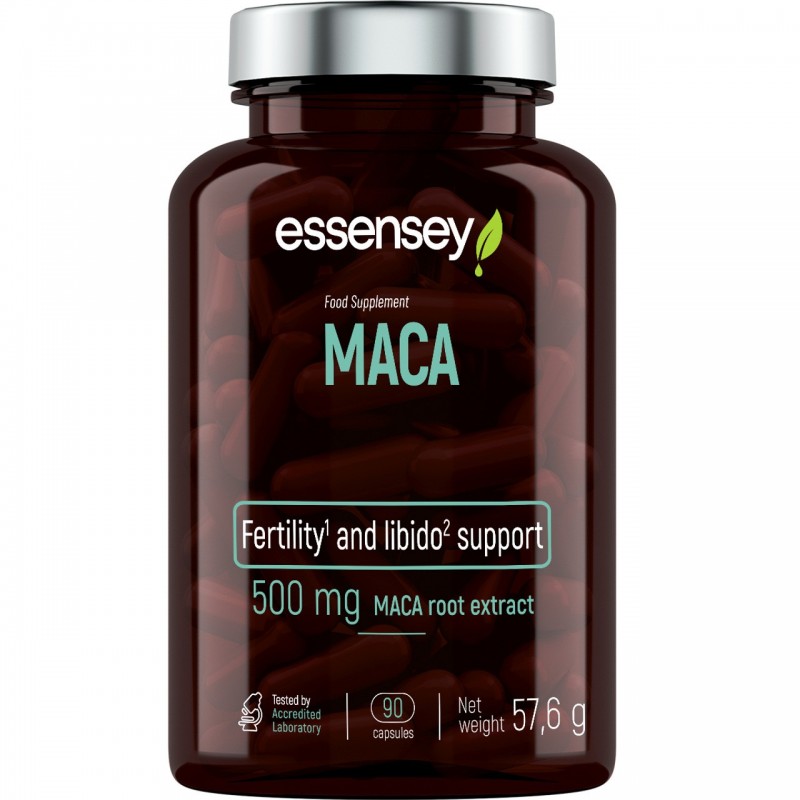 Maca 500mg 90 Capsule, Essensey