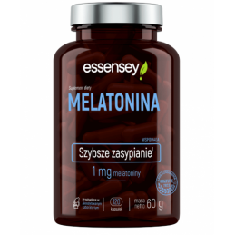 Melatonin 120 Capsule, Essensey Suplimentul alimentar cu melatonină are un efect pozitiv asupra scurtării timpului necesar pentr