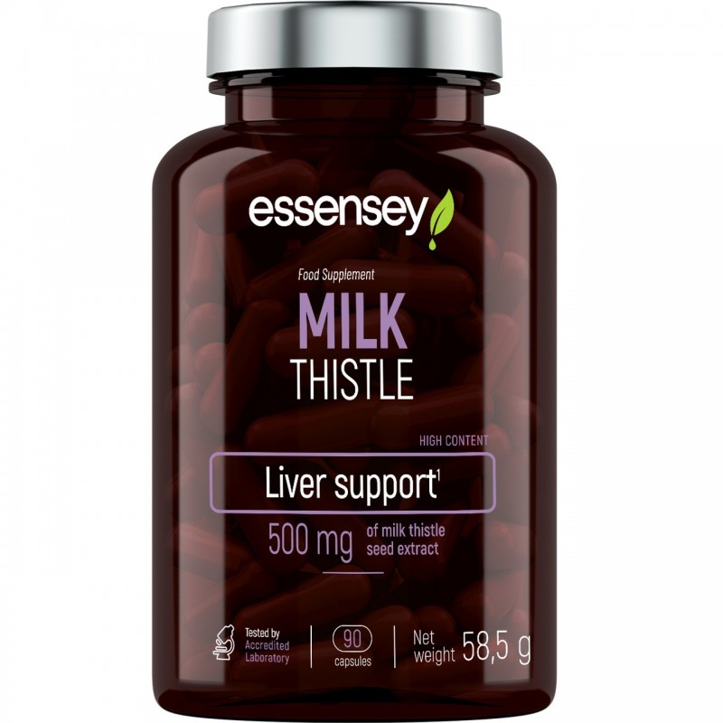 Milk Thistle - Armurariu 90 Capsule, Essensey Vă prezentăm ESSENSEY MILK THISTLE, un supliment alimentar premium conceput pentru