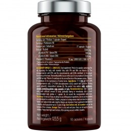 Omega-3 + D3 2000 IU 90 Capsule, Essensey ESSENSEY OMEGA 3 + D3 este un supliment alimentar care combină acizi grași omega-3 și 