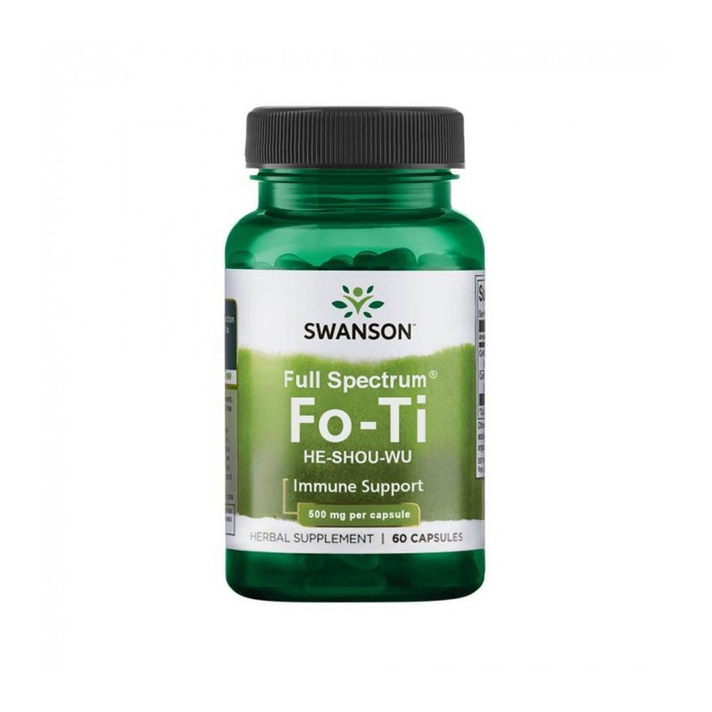 Swanson Fo-Ti 500 mg 60 Capsule – Troscot Chinezesc pentru Vitalitate Beneficii Fo-Ti Root: Fo-Ti Root este un supliment aliment