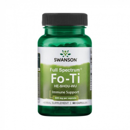 Fo-Ti, Troscot Chinezesc 500 mg 60 Capsule, Swanson Beneficii Fo-Ti Root: Fo-Ti Root este un supliment alimentar pe baza de extr