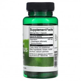 Asparagus Full Spectrum - Sparanghel lastari tineri 60 Capsule, Swanson Formula exclusivă Asparagus Extract contribuie la buna f