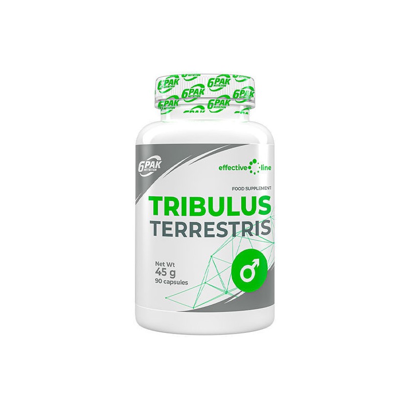 Tribulus Terrestris 90 Capsule, 6 PAK Supliment alimentar ce conține un extract de calitate din fructe terestre Tribulus cu conț