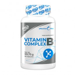 Vitamin B Complex 90 Capsule, 6 PAK Unele vitamine B îndeplinesc funcții specifice. Vitaminele B6, B9 și B12 joacă un rol deoseb