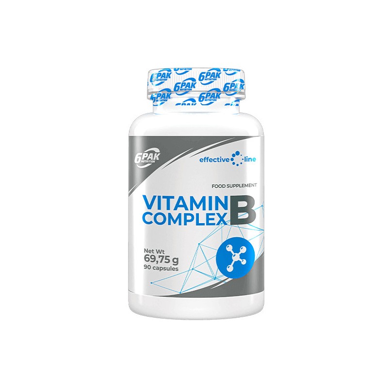 Vitamin B Complex 90 Capsule, 6 PAK Unele vitamine B îndeplinesc funcții specifice. Vitaminele B6, B9 și B12 joacă un rol deoseb