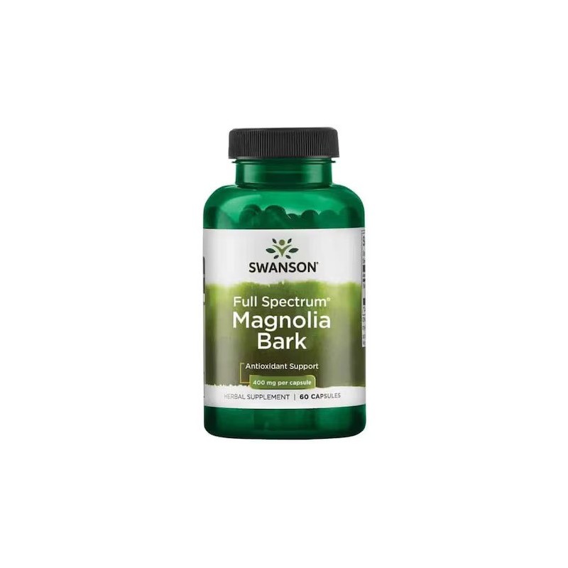 Magnolia Bark - Scoarta de Magnolia 400mg 60 Capsule, Swanson - 1 | YEO